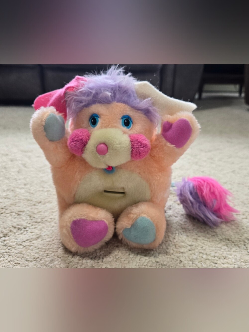 VINTAGE 1986 PLUSH PENNY POPPLE BANK